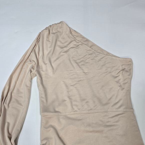 Michael Costello x REVOLVE Jada Mini Dress in Beige XS - Picture 11 of 13